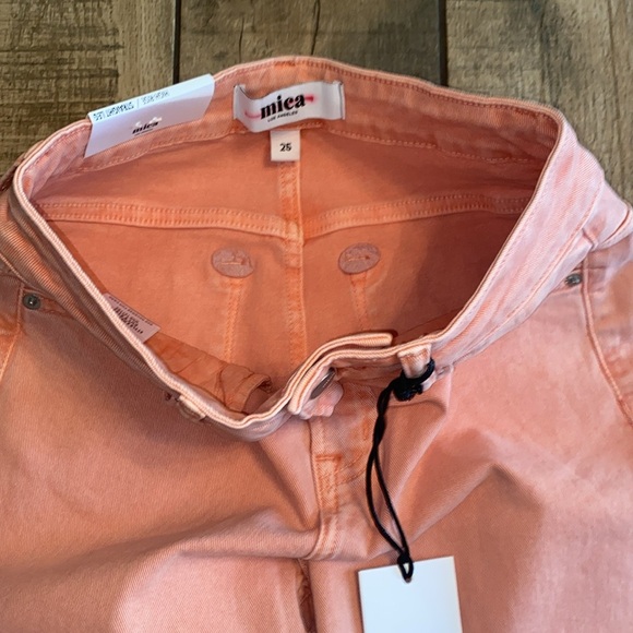 Mica Hazel high rise vintage straight Women's Pink Jeans 🆕 - Picture 11 of 11